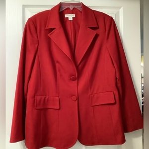 Women’s Suit Blazer, size 14. Coldwater Creek, Blue Teal color. New w/tags